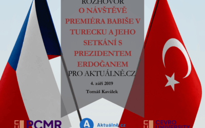 Rozhovor o návštěvě premiéra Babiše v Turecku a jeho setkání s prezidentem Erdoğanem pro Aktuálně.cz