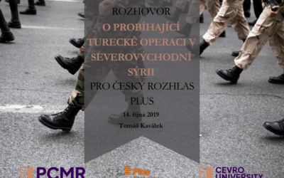 Interview on Ongoing Turkish Operation in Northeast Syria for Czech Radio Plus