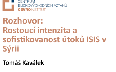 Rozhovor pro Seznam zprávy o rostoucí intenzitě a sofistikovanosti útoků ISIS v Sýrii