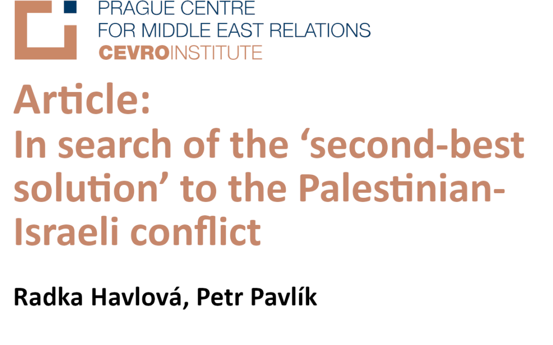 Article “In search of the ‘second-best solution’ to the Palestinian-Israeli conflict”