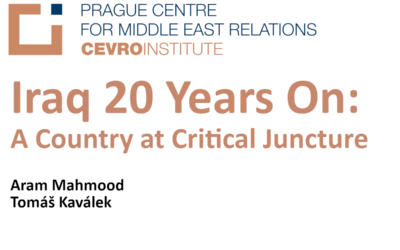 Roundtable with Aram Mahmood “Iraq 20 Years On: A Country at Critical Juncture”