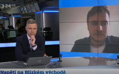 Komentář o konfliktu na jihu Sýrie pro ČT 24