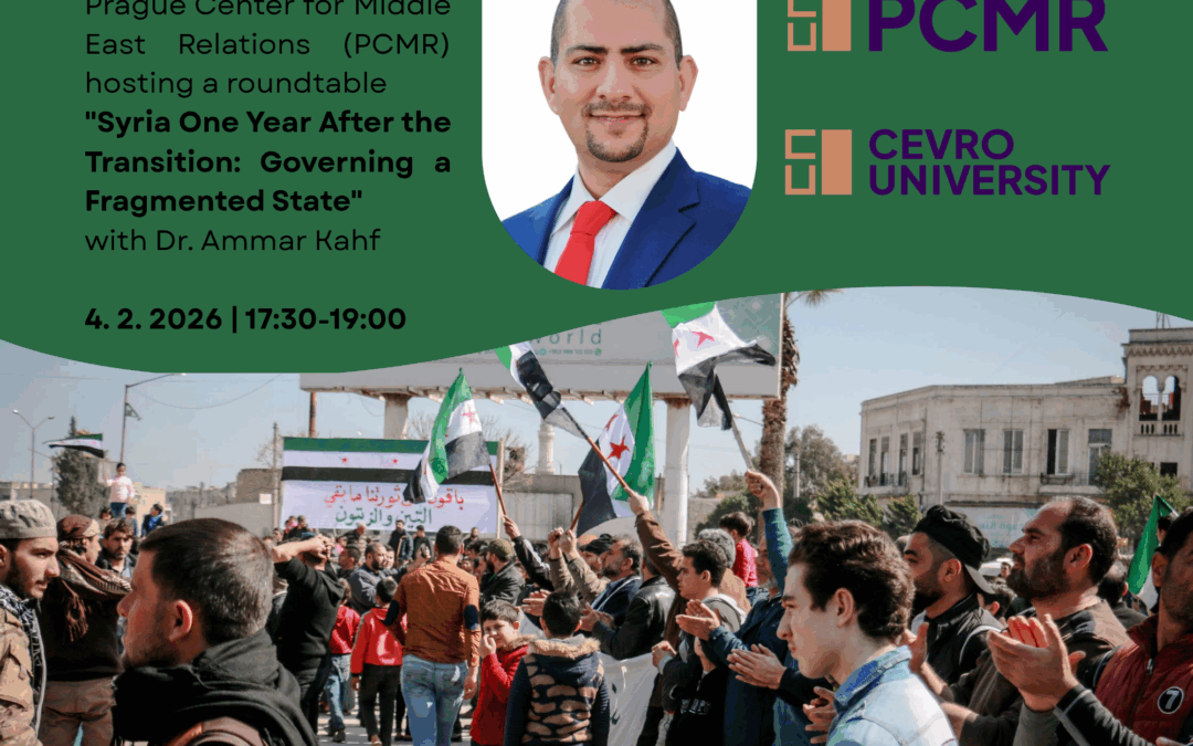 Kulatý stůl „Sýrie rok po transformaci: vládnutí ve fragmentovaném státě“